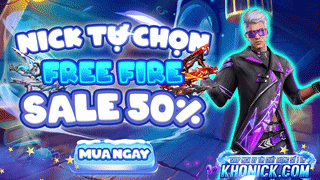 Nick Free Fire Siêu Vip Giảm Giá 50%